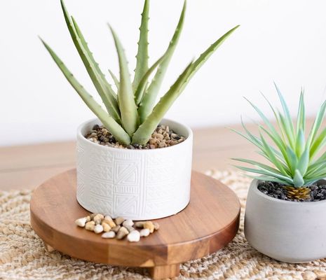 Acacia Holz Riser Runder Sockel Riser Board Holz Sockel Stand für Küchenbildschirm