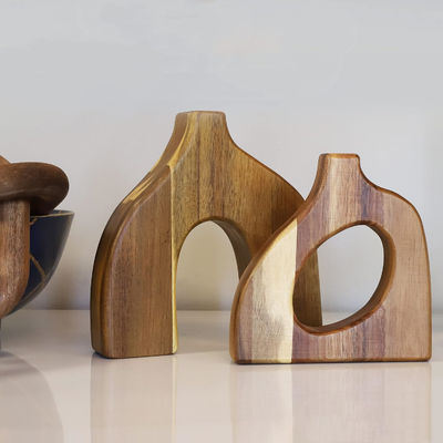 Jubiläumsfeier Pinienholz Pflanzenstand Stufenblumenstand für Innengarten