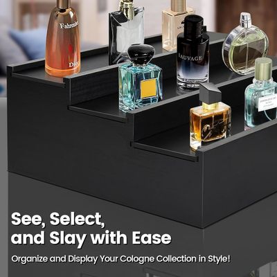 3 Stufe Köln Stand Parfüm Organisator mit versteckten Comp Customized Logo akzeptabel