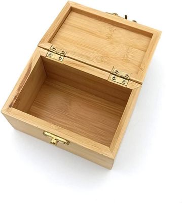 Holz-Bamboo-Schmuck-Lager Schubladen-Organisator mit Gleitdeckel-Ohrring-Lager