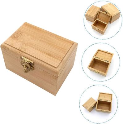 Holz-Bamboo-Schmuck-Lager Schubladen-Organisator mit Gleitdeckel-Ohrring-Lager