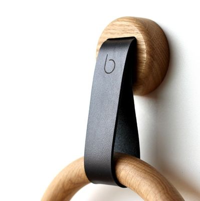 Öko-freundliche Holztücherhalter Ring für Badezimmer Dekor Einzelige Stufe Lagerhalter Racks