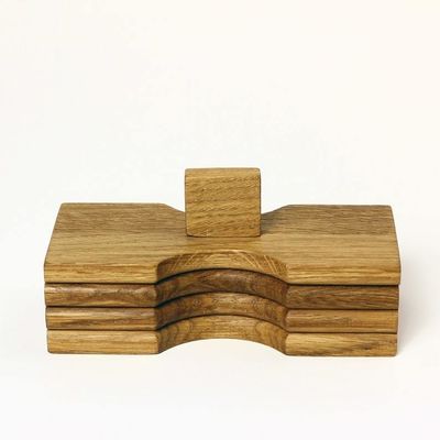 Gewürzglas mit hoher Kapazität Holz Gewürzhalter Gewürz Verpackungskiste