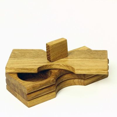 Gewürzglas mit hoher Kapazität Holz Gewürzhalter Gewürz Verpackungskiste