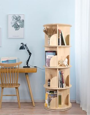 3-5 Stufe Kinder Dreh Bücherregal für Allgemeine in Weiß Wohnzimmer Bücherregal