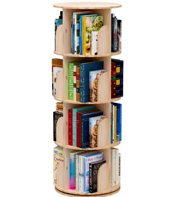 3-5 Stufe Kinder Dreh Bücherregal für Allgemeine in Weiß Wohnzimmer Bücherregal