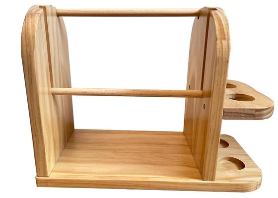 Holzgarnhalter Doppeldrehhalter zum Häkeln Handgefertigter Garnkugelspender
