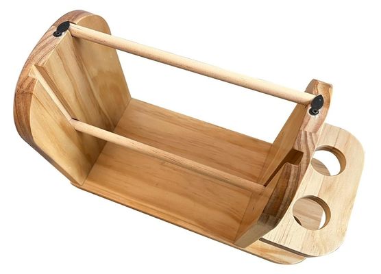 Holzgarnhalter Doppeldrehhalter zum Häkeln Handgefertigter Garnkugelspender