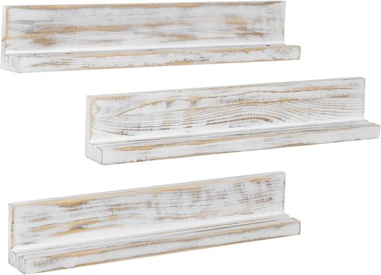 Wandmontierte Weiße gewaschene Massivholz Herausforderung Münzhalter Drei-Schicht Holz Handwerk