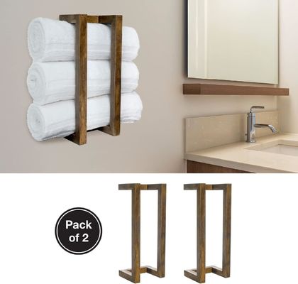 202405 Holztücherregal an der Wand nach Ihren Wünschen