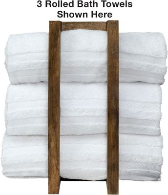 202405 Holztücherregal an der Wand nach Ihren Wünschen