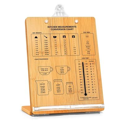 Home Organisator Bamboo-Trägerhalter und Holzteller für Küchenutensilien