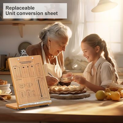 Home Organisator Bamboo-Trägerhalter und Holzteller für Küchenutensilien