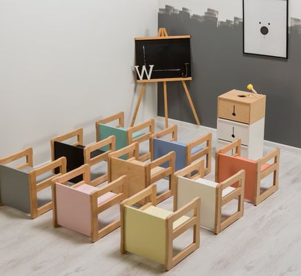 Speicherplatzfunktion 202406 Montessori Holz-Multifunktionsstuhl