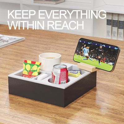 Wasserdichtes, Spülwasserdichtes, Holzcouch-Taschenhalter für Schlafsofa-Organisator, handgefertigt