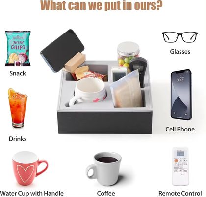 Wasserdichtes, Spülwasserdichtes, Holzcouch-Taschenhalter für Schlafsofa-Organisator, handgefertigt