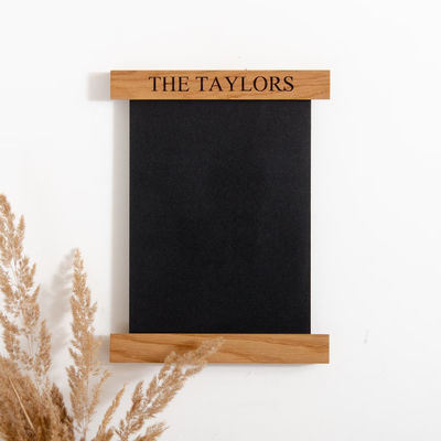 202406 Schwebende, gerahmte Anzeigetafel, Karten-Scoreboard, Holz-Scoreboard mit Chalkboard