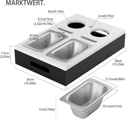 Benutzerdefiniertes Logo Akzeptabel Beliebtes Sofa Bar Snack Box Sofa Organisator für Nebentische