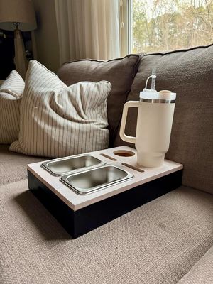 Benutzerdefiniertes Logo Akzeptabel Beliebtes Sofa Bar Snack Box Sofa Organisator für Nebentische