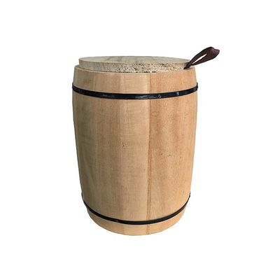 Personalisiertes Logo akzeptabel 12,5x16cm Paulownia Holzfass für Ihre Kunden