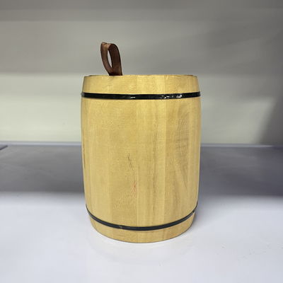 Personalisiertes Logo akzeptabel 12,5x16cm Paulownia Holzfass für Ihre Kunden