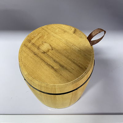 Personalisiertes Logo akzeptabel 12,5x16cm Paulownia Holzfass für Ihre Kunden