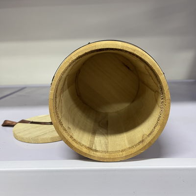 Personalisiertes Logo akzeptabel 12,5x16cm Paulownia Holzfass für Ihre Kunden