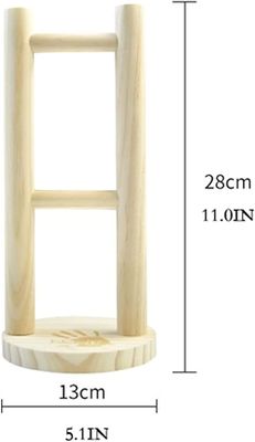 35x11x11cm Elegante Weinkartons Holz Desktop Kopfhörerhalter für Spiele
