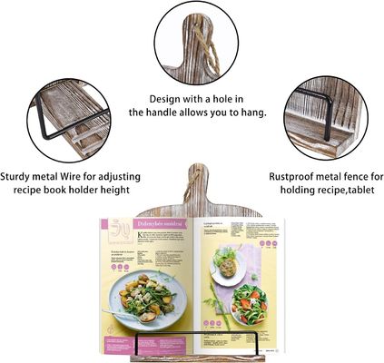 Holzleseregal Schreibtisch Kalenderregal mit Massivholzrahmen und kostenloser Probenabgabe