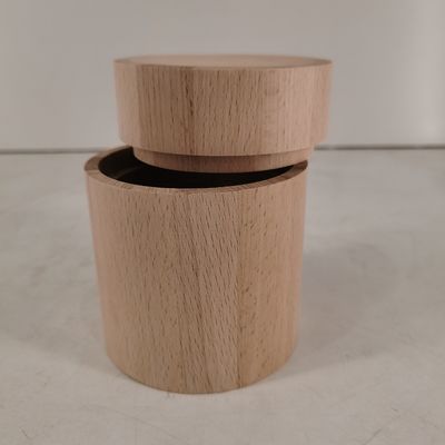 D90 x H112mm Holzfässern für Kaffeebohnen und Tee