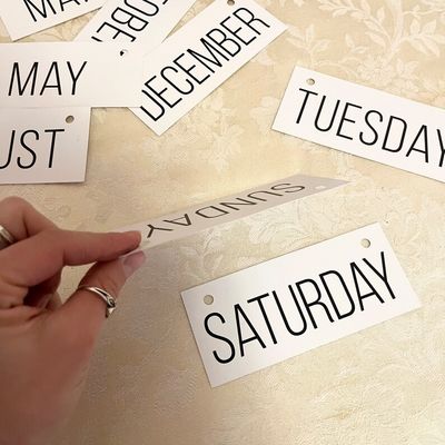 All-Season Holzrahmen tägliche Erinnerung Kreidebrett für Küchendekoration und Organisation