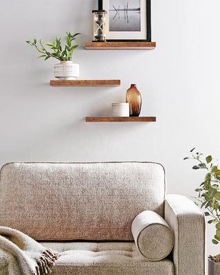 Naturholz-Schwimmbäume für Wandbildschirme Wohnzimmermöbel OEM-Lagerung