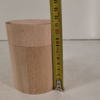 D90 x H112mm Holzfässern für Kaffeebohnen und Tee