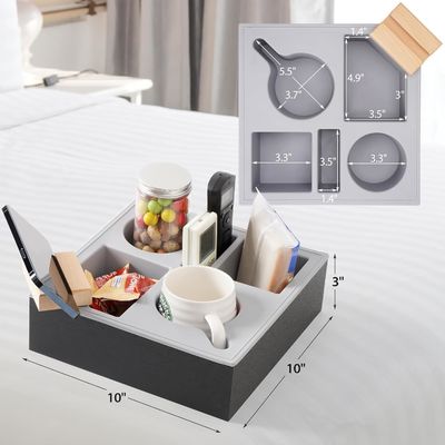 Silikon Holz Couch Caddy Organisator für wasserdichte Sofa Auto Annahme von kundenspezifischen Bestellung