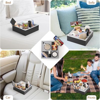 Silikon Holz Couch Caddy Organisator für wasserdichte Sofa Auto Annahme von kundenspezifischen Bestellung