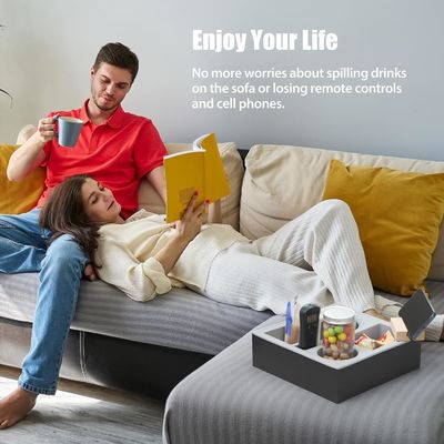 Silikon Holz Couch Caddy Organisator für wasserdichte Sofa Auto Annahme von kundenspezifischen Bestellung