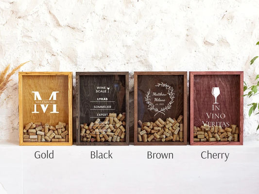 Holzschachtel für Hochzeitstag und Hochzeitsgeschenk