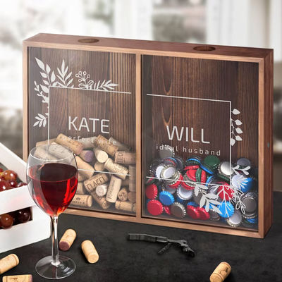 Holzschachtel für Hochzeitstag und Hochzeitsgeschenk