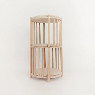 Funktion Platz sparen Massivholz Kätzchennest 2 Stufe Katzenmöbel Baum Katzenhaus Höhlenbett