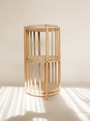 Funktion Platz sparen Massivholz Kätzchennest 2 Stufe Katzenmöbel Baum Katzenhaus Höhlenbett