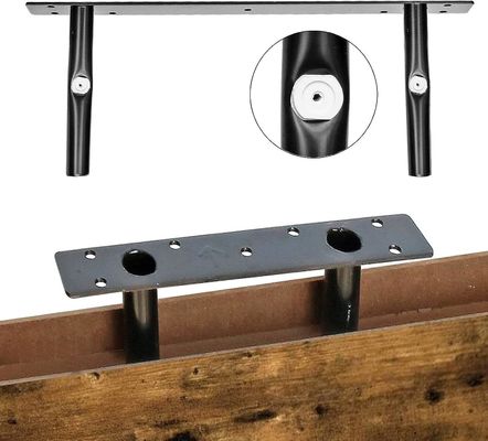 Custom Logo Set von 2 rustikalen braunen Badezimmerregalen Schwimmbäume für Badezimmer