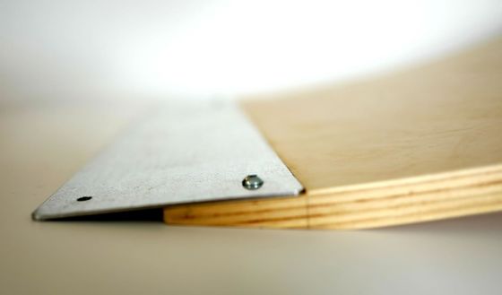 7.9" Verbrannte Holzstartbahn für Skateboards, Roller und Rc-Autos