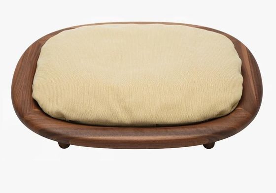 Einfache Holzkiste, rechteckiges Haustierbett mit rutschsicherem Design und einfacher Pflege