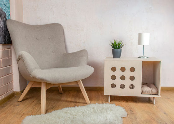 Wandmontierte Katze Perche Holz Haustier Haus Bett Seite Moderne Katze Hundehaus Hundebett