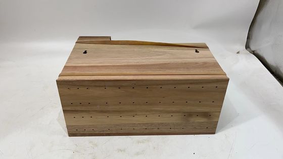 Aufgestellte Küchenfachbox aus Akazienholz mit großer Kapazität und exquisitem Design