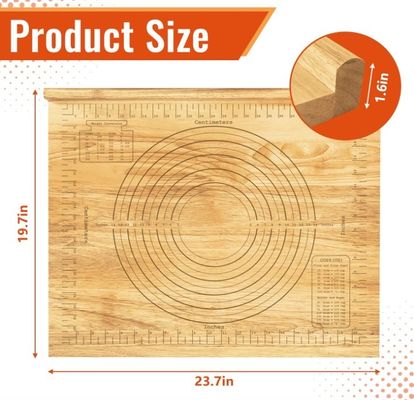 Baumwolle 24x20 Knetbrett mit Maßen