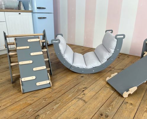 Montessori-Klettern für Kleinkinder Innenraum Dreiecksklettern in Ihrer Farbauswahl