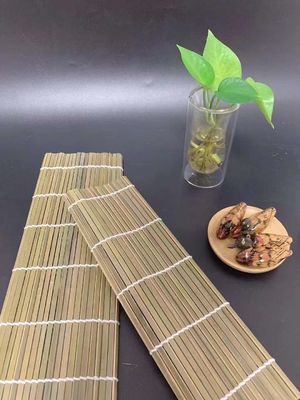 3 Drahtdicke Sushi Mat Kit 2 Rollmatten 5 Paar Stäbchen 1 Paddel 1 Spatelle