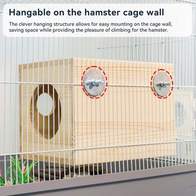 Hütte für kleine Tiere aus Holz mit einem soliden Muster zu einem erschwinglichen Preis