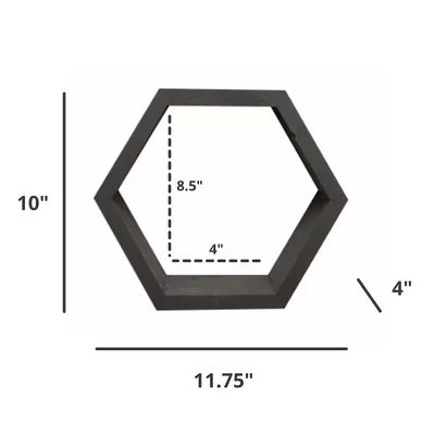 Wohnzimmermöbel Set aus 3 rustikalem Holz Schwimmblatt für moderne Wandlager